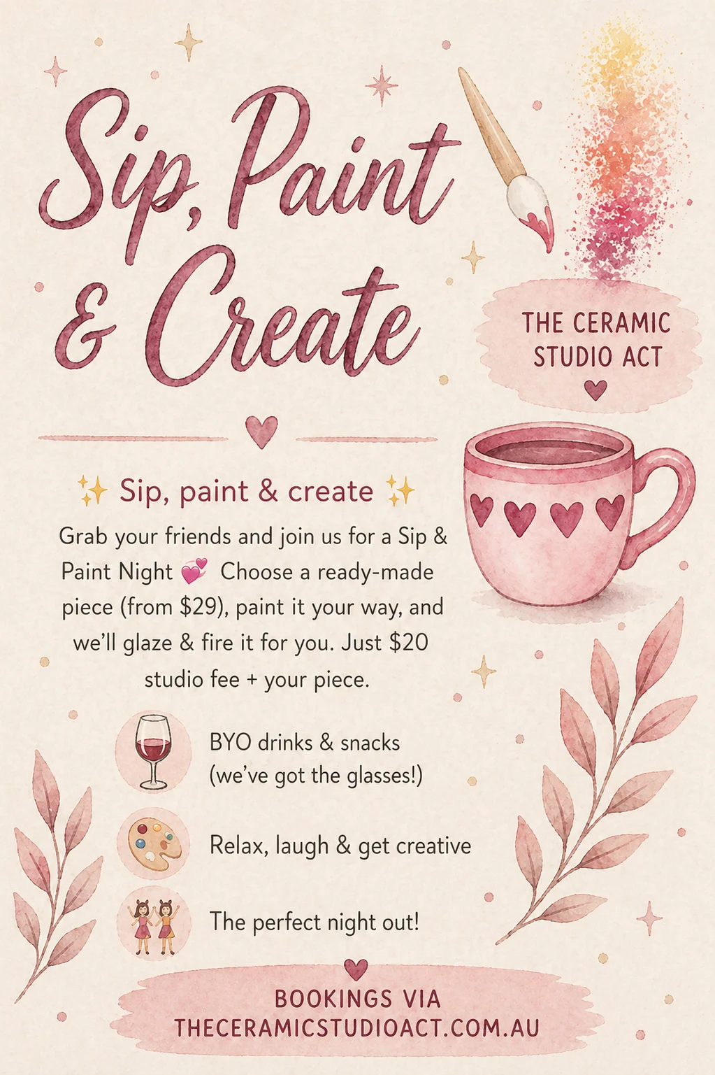 Sip, Paint & Create